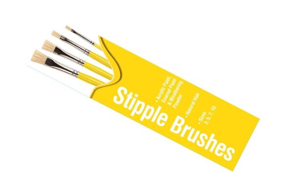 Pinselset. Stipple Brush Pack (3, 5, 7, 10)