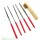 Assorted needle files set (Middle-Toothed) 3x140mm