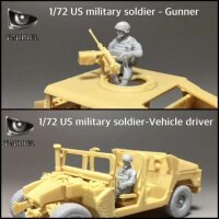 1/72 US Military Soldiers - Gunner & Driver