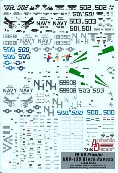 EA-6B Prowler VAQ-135 Black Ravens - Last Ride