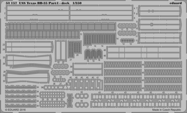 1/350 USS Texas BB-35 Part 4 - Deck