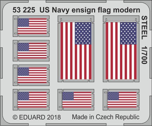 US Navy ensign flag modern STEEL