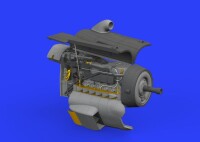 1/48 Messerschmitt Bf-109G-10 engine
