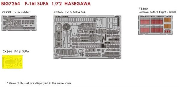 F-16I SUFA BigEd for Hasegawa