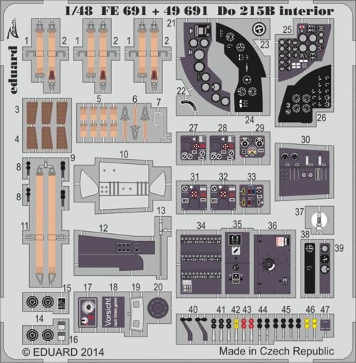 Dornier Do-215B interior (selbstklebend)