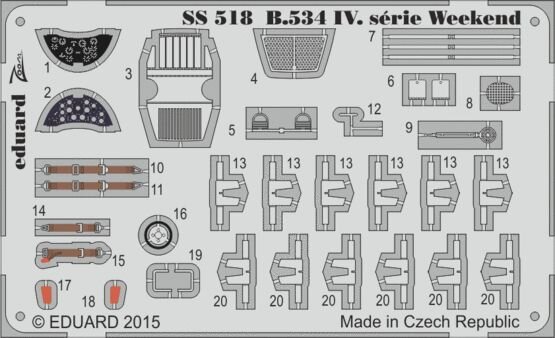 Avia B-534/IV. series Weekend" (self adhesive)"