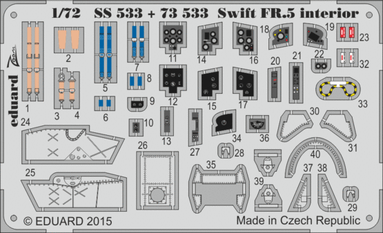 Supermarine Swift FR.5 interior