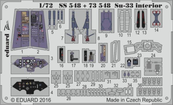 Sukhoi Su-33 Interior