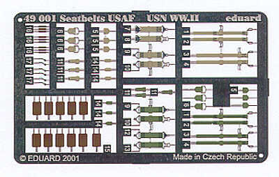 Seatbelts/Sitzgurte USAF & USN  WW II