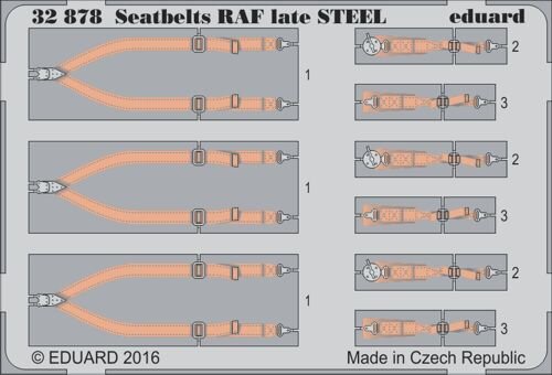 Seatbelts RAF late STEEL