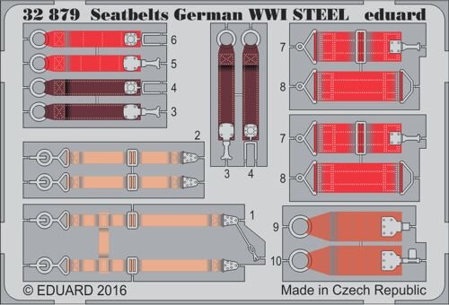 Seatbelts German WWI STEEL