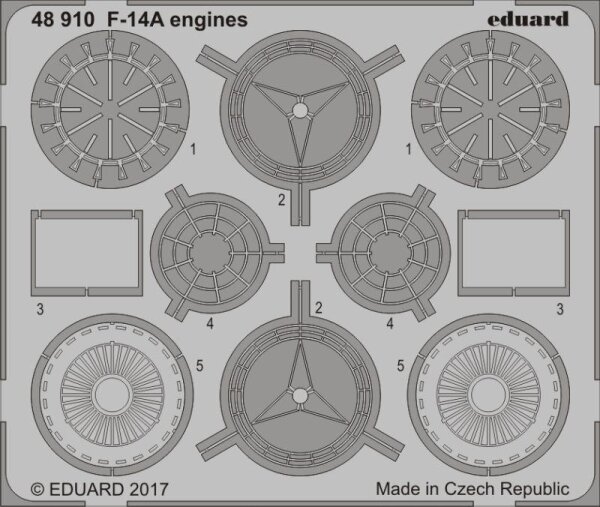 1/48 Grumman F-14A Tomcat engines (Tamiya)