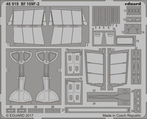 1/48 Messerschmitt Bf-109F-2 (Eduard)