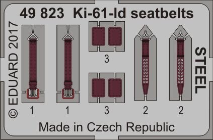 Kawasaki Ki-61-Id Hien seatbelts STEEL