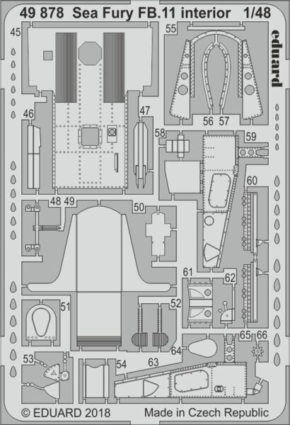 Hawker Sea Fury FB.11 interior