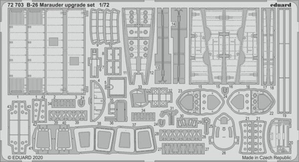 1/72 Martin B-26 Marauder upgrade set