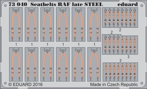 Seatbelts RAF late STEEL