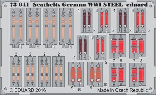 Seatbelts German WWI STEEL