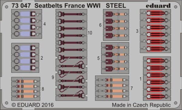 Seatbelts France WWI STEEL