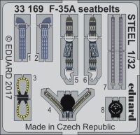 F-35A Lightning II seatbelts STEEL