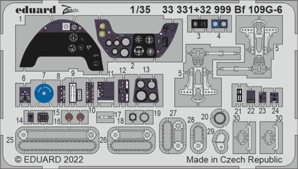 1/35 Messerschmitt Bf-109G-6 Interior (Border)