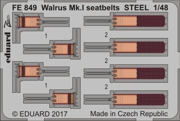 1/48 Supermarine Walrus Mk.I Seatbelts