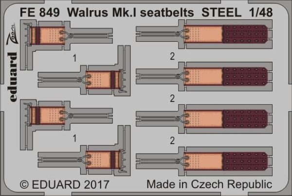 Supermarine Walrus Mk.I Seatbelts