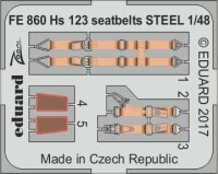 Henschel Hs-123A-1/Hs-123B-1 seatbelts STEEL