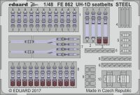 1/48 Bell UH-1D seatbelts STEEL