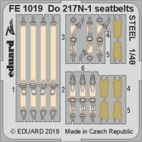 Dornier Do-217N-1 seatbelts STEEL