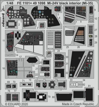 Mi-24V/VP black interior (Mil Mi-35)