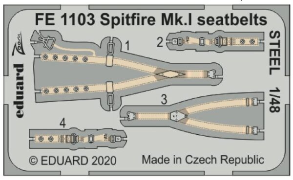 Supermarine Supermarine Mk.I seatbelts STEEL