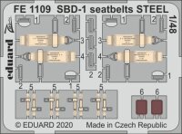 Douglas SBD-1 Dauntless seatbelts STEEL