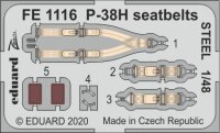 Lockheed P-38H Lightning seatbelts STEEL