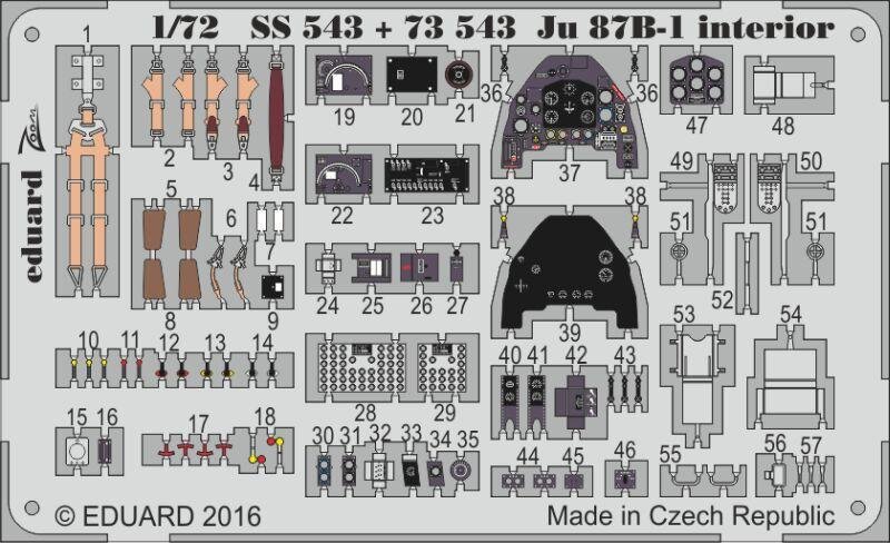 Junkers Ju-87B-1 Stuka - interior for Airfix - Modellbauversand Hanke ...