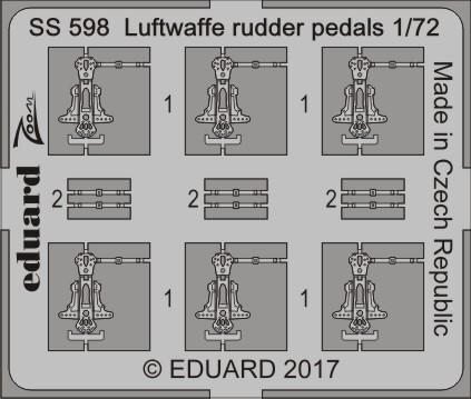 Luftwaffe rudder pedals