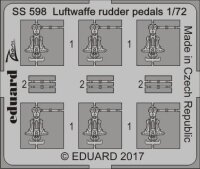 Luftwaffe rudder pedals