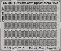 Luftwaffe cowling fasteners