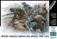 1/35 British Infantry before the attack WWI
