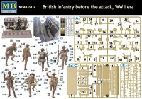 British Infantry before the attack WWI
