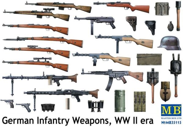 1/35 German Infantry Weapons (WWII era)