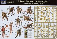 1/35 US and German Paratroopers, South Europe 1944