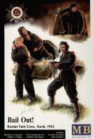 1/35 "Bail Out"Russische Panzerbesatzung, Kurs...