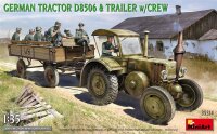 German Tractor D8506 with Trailer and Crew