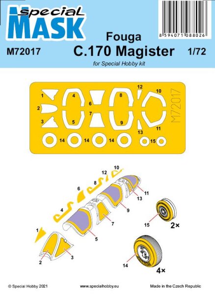 Fouga C.170 Magister Paint Masks