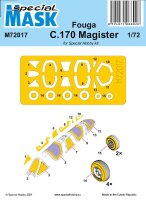 1/72 Fouga C.170 Magister Paint Masks