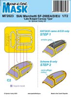 1/72 SIAI-Marchetti SF-260EA/D/W "Late Bulged Canopy...