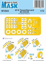 1/72 AT-6 Texan/Harvard Mk.II/IIA/IIB Paint Masks