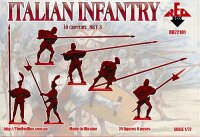 1/72 Italian Infantry. Pike. 16 Century. Set 3