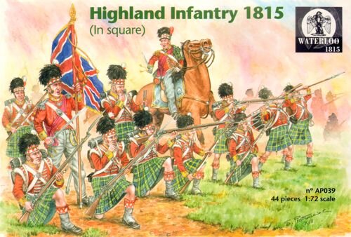 1/72 Highland Infantry 1815 (In Square)